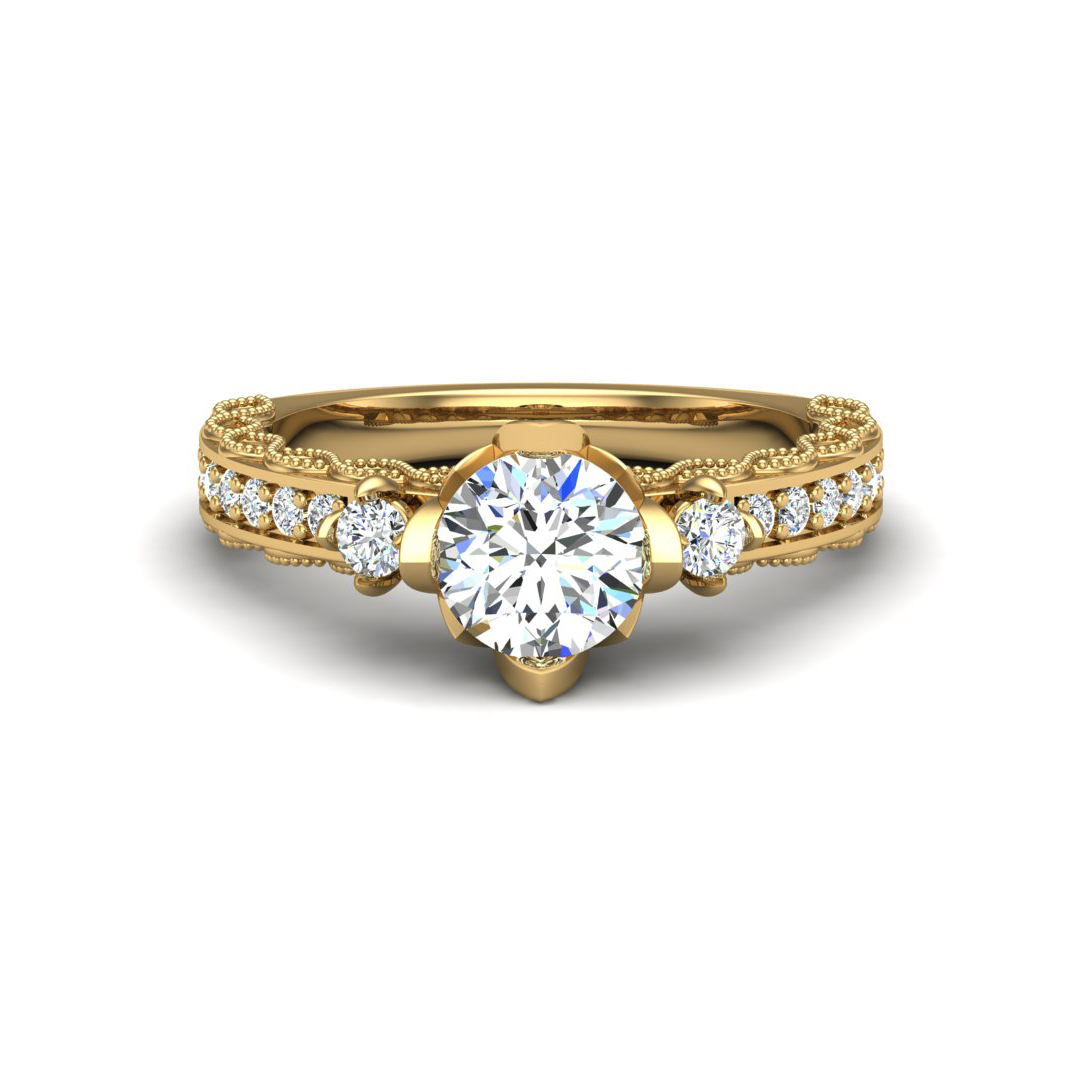 Veronica Accented Engagement Ring